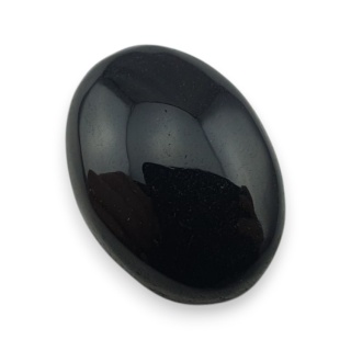 Onyks czarny kaboszon 20x15 mm nr 374