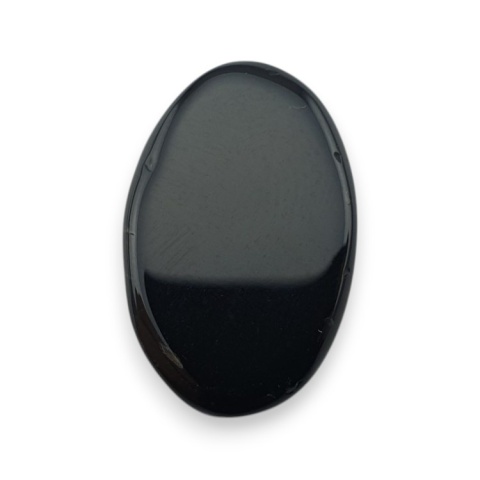 Onyks czarny kaboszon 22x14 mm nr 310