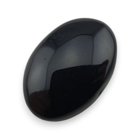Black onyx cabochon 22x15 mm no 280