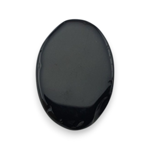 Black onyx cabochon 22x15 mm no 280