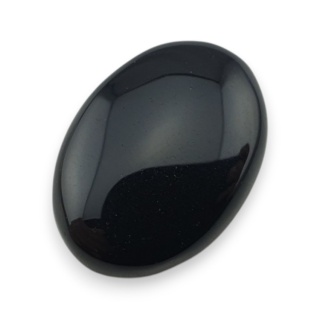 Onyks czarny kaboszon 22x16 mm nr 345