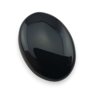 Onyks czarny kaboszon 22x16 mm nr 345