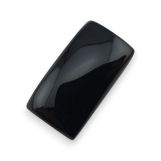 Onyks czarny kaboszon 23x13 mm nr 367