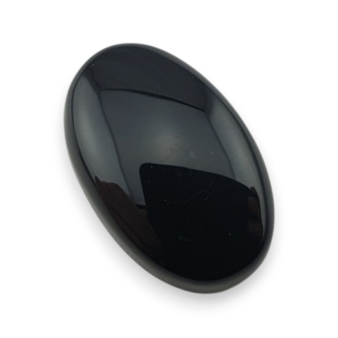 Onyks czarny kaboszon 23x15 mm nr 285