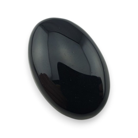 Black onyx cabochon 23x15 mm no 357