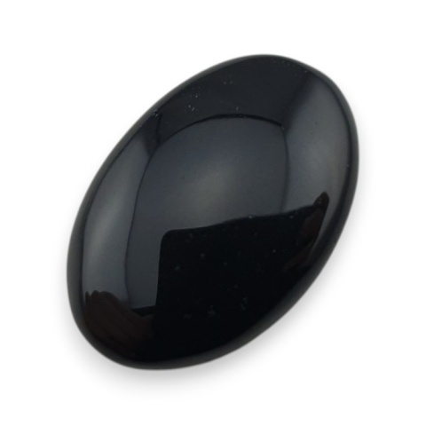 Black onyx cabochon 23x15 mm no 368