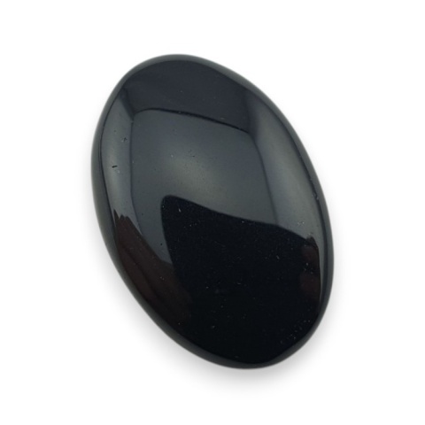Black onyx cabochon 23x15 mm no 368