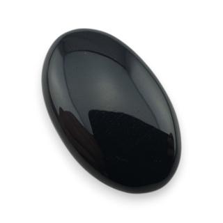 Onyks czarny kaboszon 24x15 mm nr 311