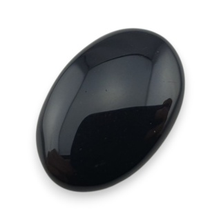 Onyks czarny kaboszon 24x16 mm nr 315