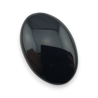 Onyks czarny kaboszon 24x16 mm nr 323