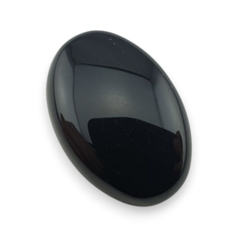 Black onyx cabochon 24x16 mm no 340