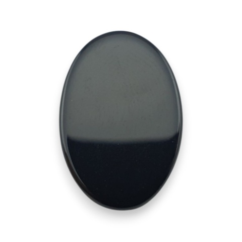 Black onyx cabochon 24x16 mm no 340