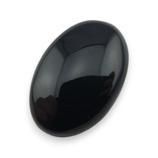 Onyks czarny kaboszon 24x16 mm nr 352