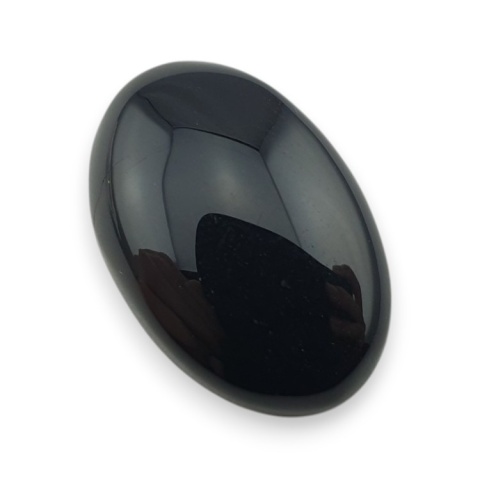 Onyks czarny kaboszon 24x16 mm nr 352