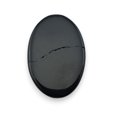 Onyks czarny kaboszon 24x16 mm nr 352