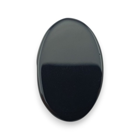 Onyks czarny kaboszon 25x16 mm nr 296