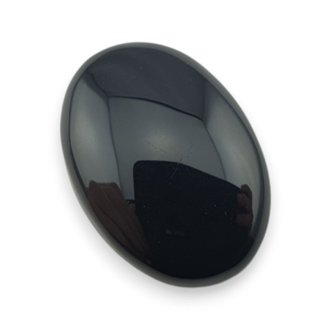 Onyks czarny kaboszon 25x18 mm nr 303