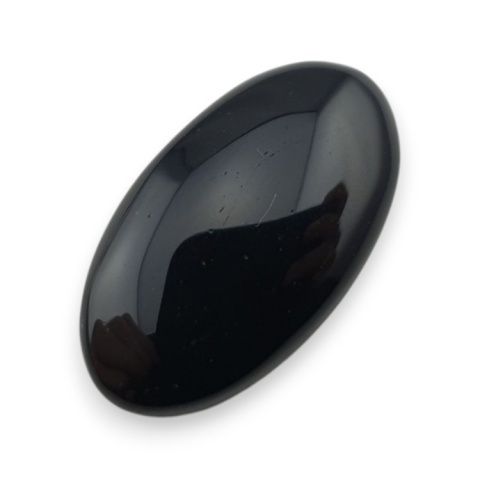 Onyks czarny kaboszon 25x24 mm nr 371