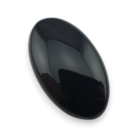 Onyks czarny kaboszon 26x15 mm nr 279