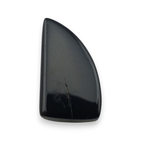 Black onyx cabochon 26x15 mm no 317