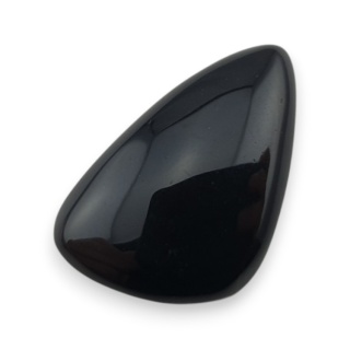 Black onyx cabochon 26x16 mm no 370
