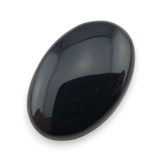 Onyks czarny kaboszon 26x17 mm nr 324