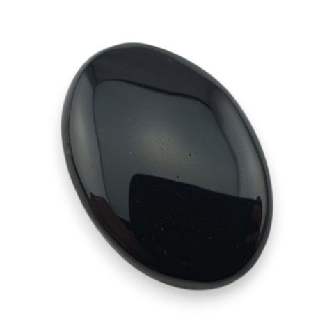 Onyks czarny kaboszon 26x18 mm nr 360