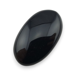 Onyks czarny kaboszon 27x16 mm nr 335