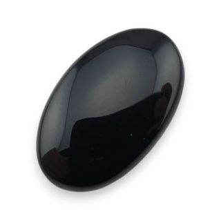 Onyks czarny kaboszon 27x17 mm nr 338