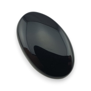 Black onyx cabochon 27x17 mm no 338