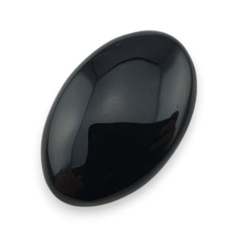 Onyks czarny kaboszon 27x18 mm nr 274
