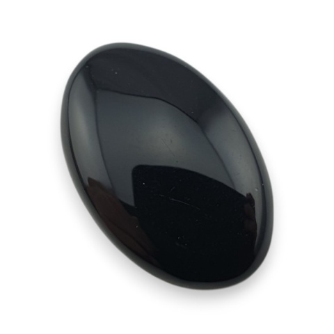Onyks czarny kaboszon 27x18 mm nr 274