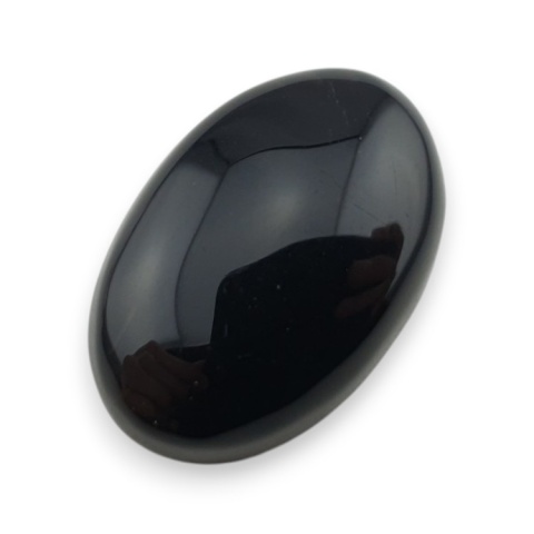Onyks czarny kaboszon 27x18 mm nr 354