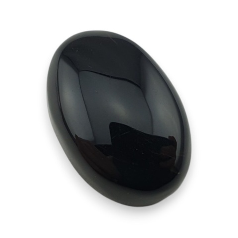 Onyks czarny kaboszon 27x18 mm nr 354