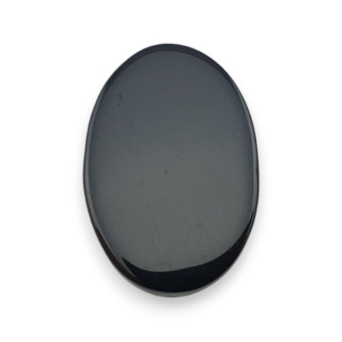 Onyks czarny kaboszon 27x18 mm nr 354