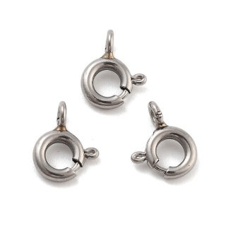 Federing clasp surgical steel 316L 5.5 mm 2 pcs