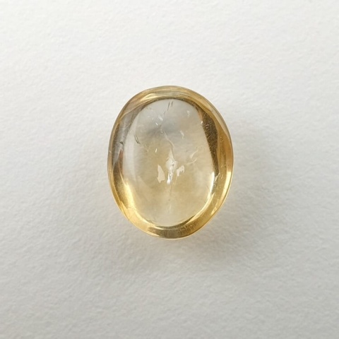 Cytryn kaboszon 10x8 mm nr 452