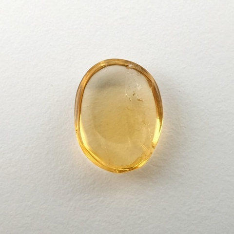 Cytryn kaboszon 11x9 mm nr 444