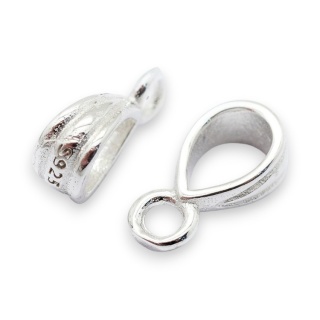 Krawatka srebro 925 9x5x3 mm 1 szt