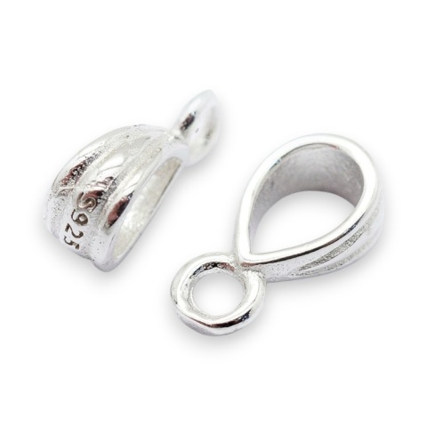 Krawatka srebro 925 9x5x3 mm 1 szt