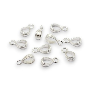 Krawatka srebro 925 9x5x3 mm 1 szt