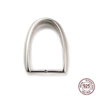 Krawatka do zawieszki srebro 925 12x9x2,5 mm 1 szt