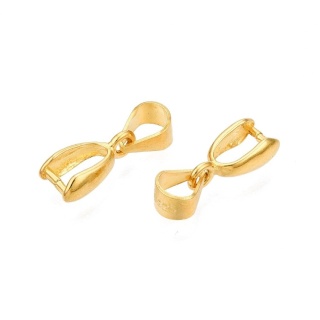 Krawatka srebro 925 14,5x3 mm 1 szt pozłacana