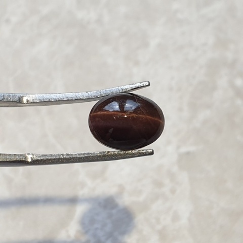 Scapolite cat's eye cabochon 10x8 mm no 154