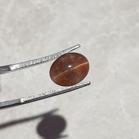 Scapolite cat's eye cabochon 10x8 mm no 201