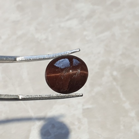 Scapolite cat's eye cabochon 11x10 mm no 132