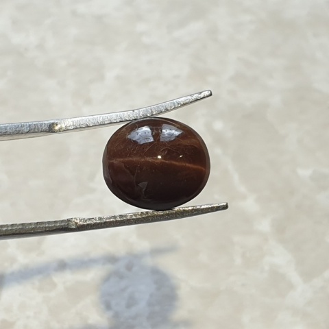 Scapolite cat's eye cabochon 11x10 mm no 159