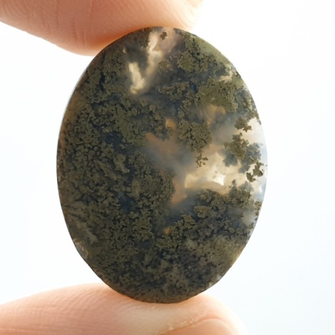 Agat mszysty z indonezjii kaboszon 27x20 mm nr 64