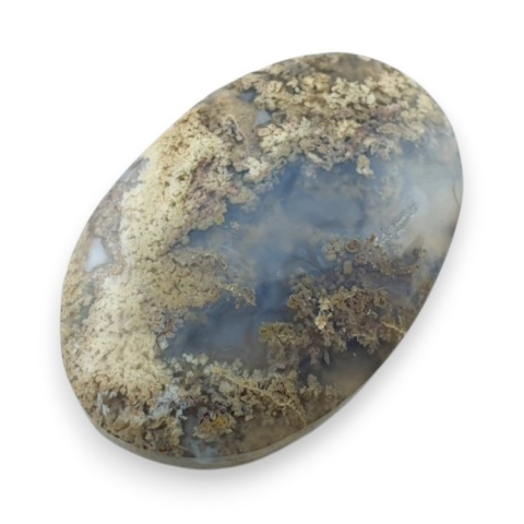 Indonesian moss agate cabochon 29x20 mm no 59