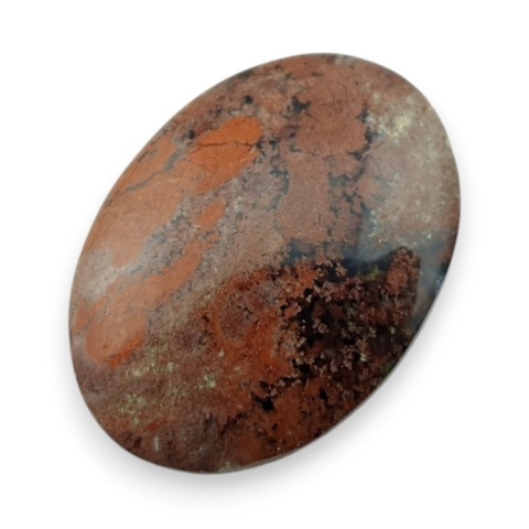 Indonesian moss agate cabochon 31x22 mm no 58